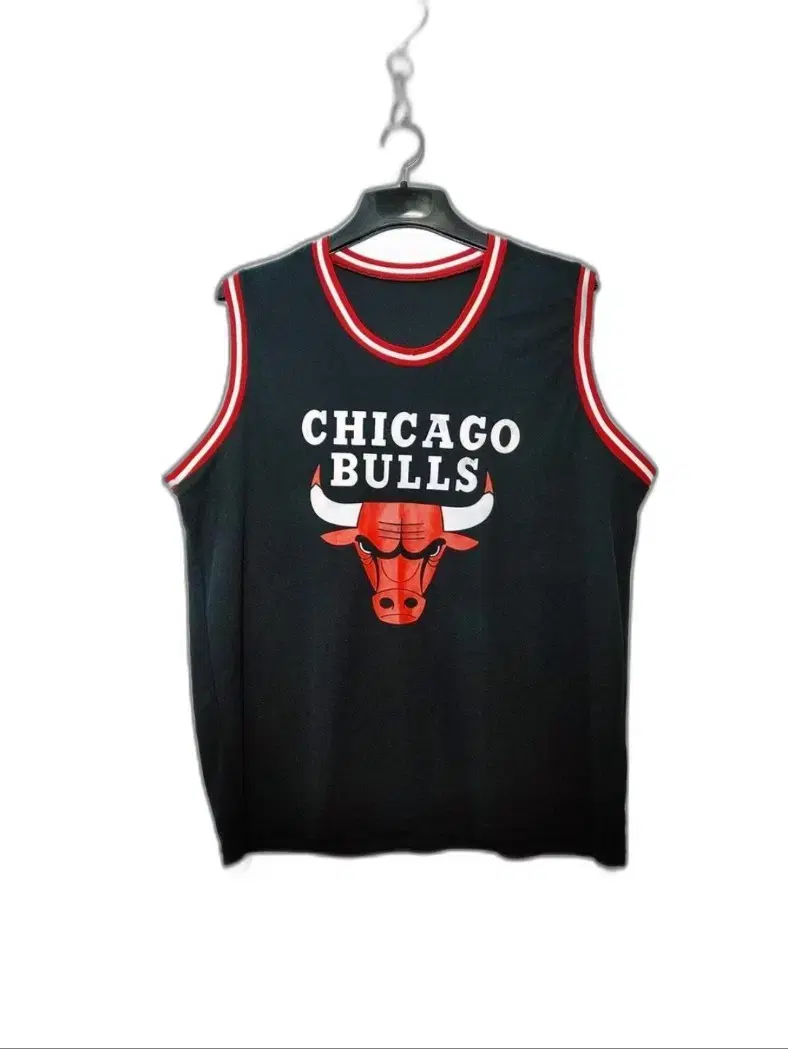 CHICAGO BULLS 시카고 불스 라인배색 민소매티